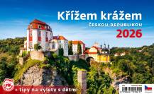 Stolní kalendář Křížem krážem Českou republikou