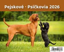 Stolní kalendář MiniMax Pejskové/Psíčkovia
