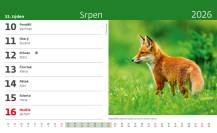 Stolní kalendář Naše příroda