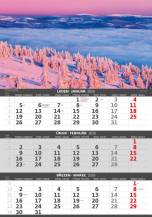 Tříměsíční kalendář Hory