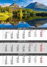 Tříměsíční kalendář Hory