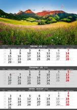 Tříměsíční kalendář Hory