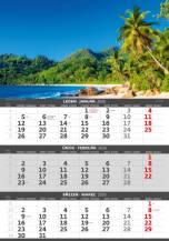 Tříměsíční kalendář Pobřeží