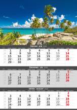 Tříměsíční kalendář Pobřeží